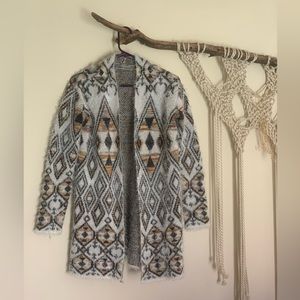 Furry Cardigan Sweater